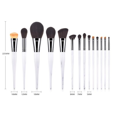 2021 14pcs Professional Makeup Brushes Cosmetic Face Powder Brush Set for ladys