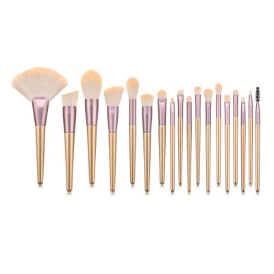 18pcs makeup brush set iron fan princess makeup tools loose powder makeup tools